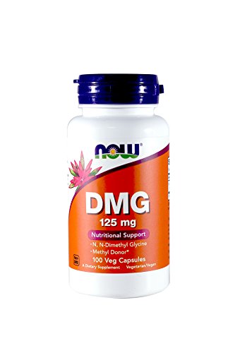 NOW Foods Dmg 125mg, 100 Capsules (2 bottles of 100)