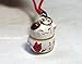 Fengshui Lucky White Maneki Neko Cat Bell 5/8
