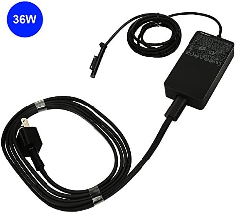 36W 12V 2.58A Tablet Adapter Charger for Microsoft Surface Pro3 Pro 3 4 i5 i7 1625 AC Power Supply 5V 1A USB Port US Plug (36W)