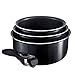 Chef's Star 4-Piece Saucepan Set w/Detachable Handle safe for Oven and all Cooktops including Induction