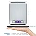 Digital Kitchen Scale/Food Scale, 50% More Precise, Used By Celebrities, Gorgeous Compact Design, Easy to Clean Slick Stainless Steel, Back-lit LCD Screen, (Batteries Included)