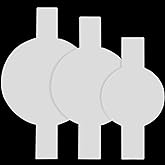 Perthlin 120 Pieces Parchment Rounds Paper Cake Pan Precut Circle Liners Non-Stick Parchment Paper with Lift Tabs for Baking, White, 6 Inch, 8 Inch and 9 Inch