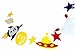 Solar System Party Garland Outer Space Rocket Shuttle Birthday Party Garland Supplies Moon Astronaut Theme Party