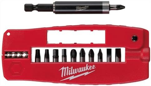 Precise Engineered Milwaukee 12 Piece Shockwave Screwdriver Bit Set Phillips / Pozi [Multi Set] - w/3yr Rescu3® Warranty