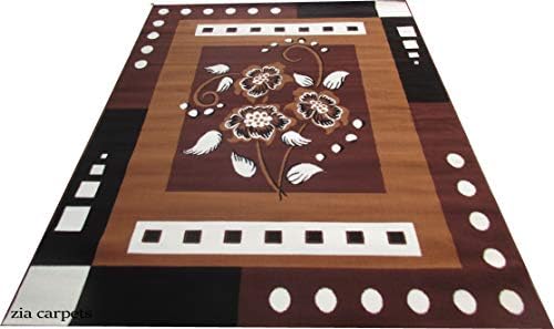 Zia Carpets Most Prefer Design Bed Room & Living Room 150 X 200 cm (5X7 FEET) Multi Colour