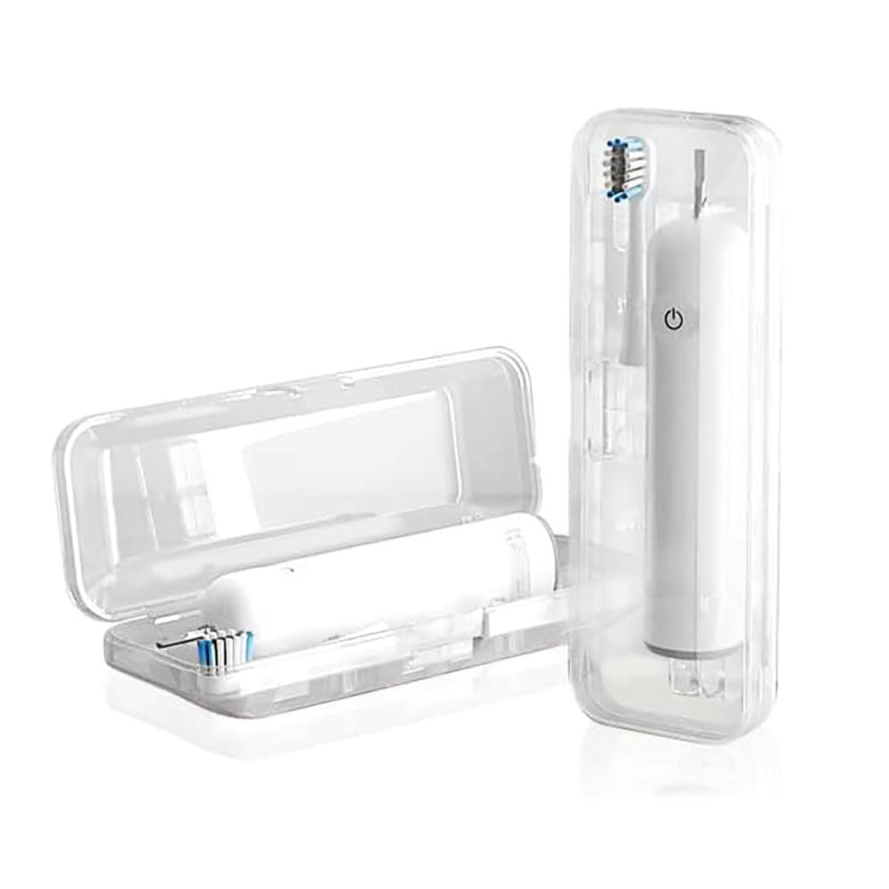 XBERSTAR Toothbrush Travel Case for Laifen Portable Clear Electric Toothbrush Organizer Travel Storage Container Box Accessory, Transparent, Hard Transparent Storage case