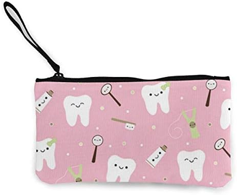 Unisex Wallet, Coin Bags, Dental Fabric Toothpaste Womens Canvas Coin Purse Mini Change Wallet Pouch-Card Holder Phone Wallet Storage Bag,Pencil Pen Case