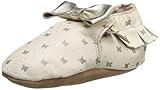 Robeez Maggie Moccasin Soft Sole Crib Shoe (Infant), Gold Butterfly, 6-12 Months M US