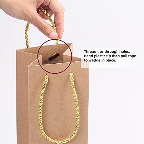 LotFancy Kraft Wine Bags 12 Pack, 4\