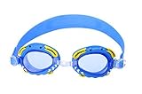 Swimming Goggles for Kids by Goggle Pets; 100% Silicone Straps, Premium Quality Lenses, Anti Fog Scratch Resistant UV Protection
