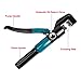 Blika 10 Ton Hydraulic Wire Battery Cable Lug Terminal Crimper Crimping Tool with 9 Dies, for 1/8
