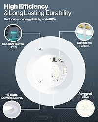 Sunco 24 Pack 5/6 Inch LED Can Lights Retrofit