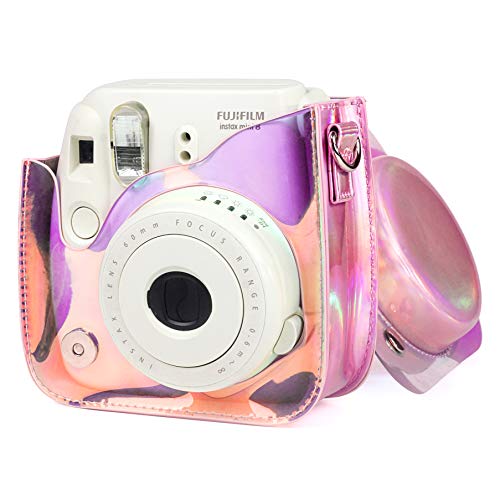CAIUL Compatible 7 dans 1 Accessoires Set for Fujifilm Instax Mini 9 8 8+ Appareil Photo avec Housse, Album, Close-Up Lentille, Cadres et d'autres Accessoires (Illusion Transparente) - Image 3