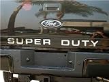BDTrims Tailgate Plastic Letters Inserts fits 2008-2016 Super Duty Models (Chrome)