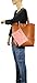 Scarleton Tote Bags for Women, Purses for Women, Handbags for Women, Reversible Travel Shoulder Bag with Pouch, H20180452 - Brown/Coral Pink