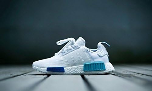 Adidas NMD Nomad Runner White Womens Boost Blue Primeknit Mesh S75235 YEZZY (8.5)