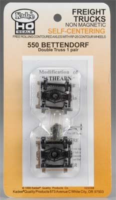 550 Self Center Truck Bettendorf 33" Smooth Wheels HO