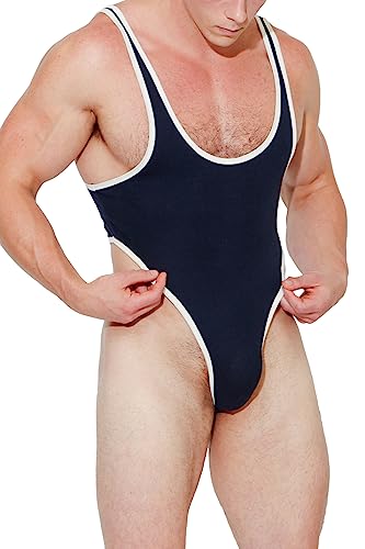JJ Malibu Men’s Sexy Lingerie Bodysuit Wrestling