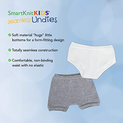 SmartKnitKIDS Seamless Sensitivity Undies - Girls 3 Pack - Thumbnail 2