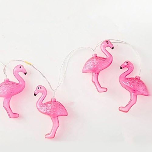 Xpeke Flamingo String Lights Hanging Indoor/Outdoor Decoration Waterproof Decorative Lights for Bedroom,Patio,Garden,Gate,Yard,Parties,Wedding (Warm White )