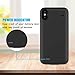 Battery Case for iPhone X/XS/10, 4200mAh Portable Protective Charging Case Extended Rechargeable Battery Pack Charger Case Compatible with iPhone X/XS /10 (5.8 inch) (Black)