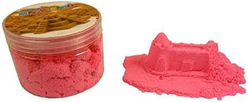 Magic Sand Refill - 250g- PINK - Play Sand With No Mess! - Sculpture, Mold And Play!! by Magic Sand