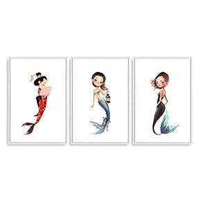 Framed Canvas Wall Art for Living Room, Bedroom Cute Animals Baby Room Canvas Prints for Home Decoration Ready to Hanging - 16"x24"x3 Panels
