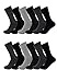 Mens Dress Socks 10 Pack Cotton Dress Socks Assorted Colors (10-13, SLD1)