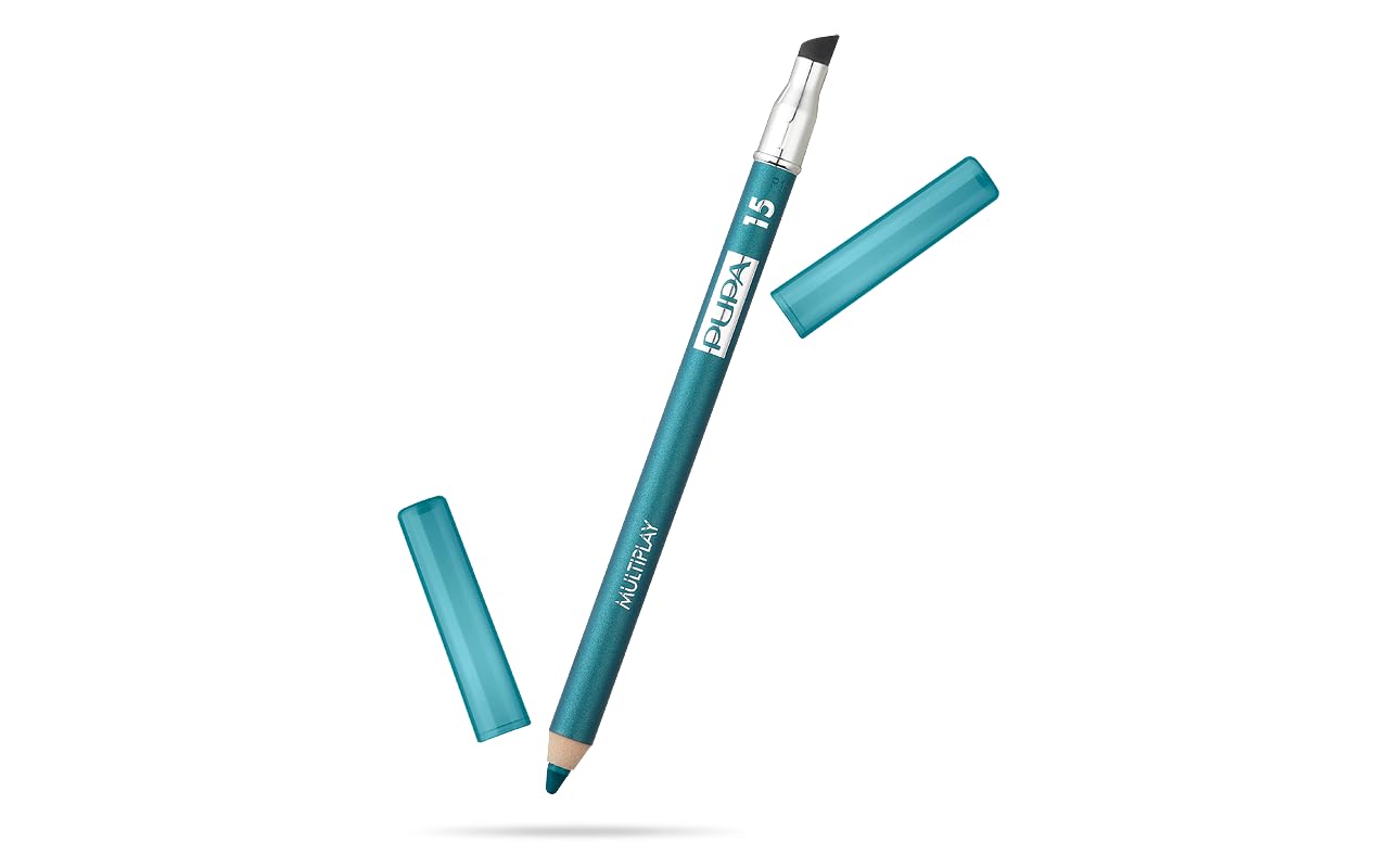 Pupa Milano Multiplay Eye Pencil - 15 Blue Green For Women 0.04 oz Eye Pencil
