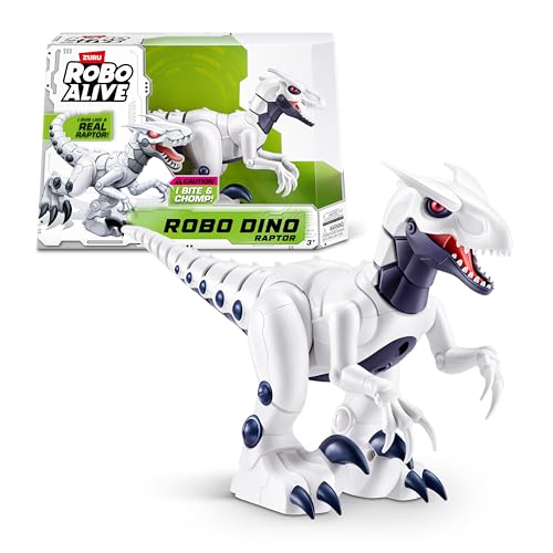 Robo Alive Robo Dino Raptor Robotic Toy by ZURU, Electronic Dinosaur Toy for Boys