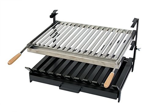 Flowers Cortés 38917 – Grill, 60 x 48 x 25 cm, Grey