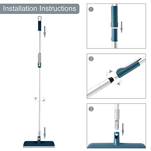 Eyliden Floor Scrub Brush with Soft Scrape, 2in1 Function Stiff