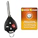 Discount Keyless Replacement Uncut Car Remote Fob Ignition Key for Toyota Camry HYQ12BBY