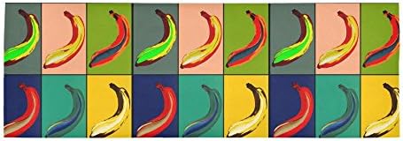 Honey Day House Custom Banana Pop Art Area Rug Carpet Runner Rug Mat 10'x 3'3''