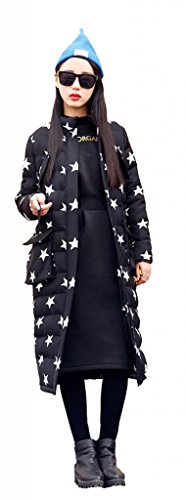 Swaroser Winter Elegant Womens Down Long Parka Thick Outwear Jacket Coat Black Size Large Swaroser Winter Elegant Womens Down Long Parka Thick Outwear Jacket Coat Black Size Large