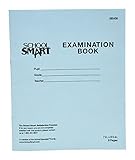 School Smart Examination Blue Book with 8 Pages, 7 x 8-1/2 Inches, Pack of 100 Books