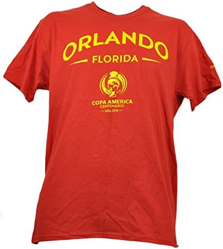 Orlando Copa America Centenario USA 2016 Tshirt Tee Soccer Futbol Mens Red XL