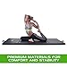 Ultimate Body Press Exercise and Yoga Mat – 6’4″ x 3′ x 2″ – Four Panel Folding Mat with Premium Materials and Foam – Sized Right for Your Fitnessthumb 3