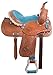 AceRugs Western Pony Leather Saddle TACK Blue Pleasure Trail Barrel Racing Racer Show 10 12 13 (12)thumb 4