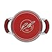 Rachael Ray Cucina Hard Porcelain Enamel Nonstick Multi-Pot / Steamer Set, 3-Quart, Cranberry Red - 16800