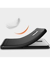 Dretal Carcasa para Nokia 6, [Resistente a golpes], de TPU cepillado blando y flexible, anti huellas, carcasa protectora de cobertura completa para Nokia 6 (5.5 pulgadas), Negro