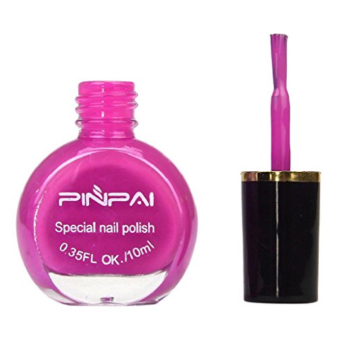 Nail polish,Morecome Nail Art Stamping Painting Varnish Nail Polish (F)