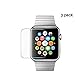 3-Pack Tempered Glass Screen Protector for Apple Watch Series 1/2/3 (42mm)