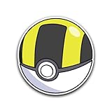 CUSTOMI ULTRA BALL Decal Pokeball Pokemon Go Decal