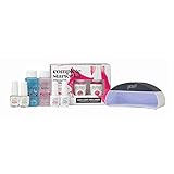 Gelish Mini Basix Gel Easy Soak Off LED Lamp Nail Polish Kit w/Color Set, 15 mL