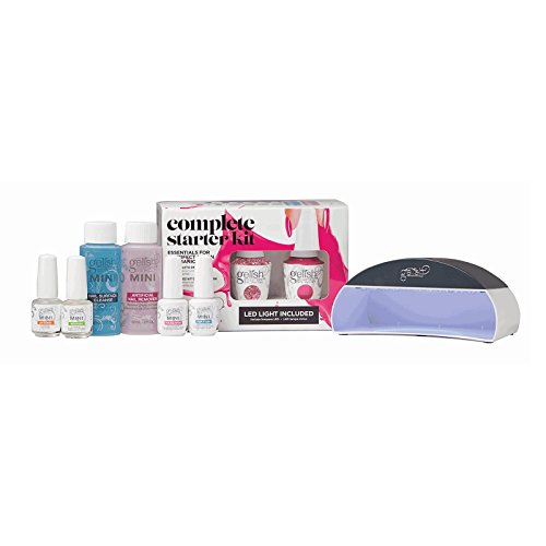 Gelish Mini Basix Gel Easy Soak Off LED Lamp Nail Polish Kit w/Color Set, 15 mL Gelish Mini Basix Gel Easy Soak Off LED Lamp Nail Polish Kit w/Color Set, 15 mL