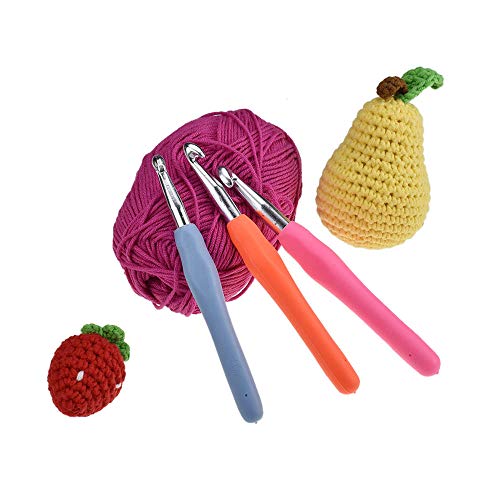 49Pcs Crochet Hooks Set, Knitting Needle Kit with Organizer Case, Soft Grip Crochets and Complete Accessories, Small Volume, Convenient to Carry - Thumbnail 4