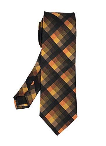 Skinny-Ties-for-Mens-Novelty-Plaid-Check-Business-Wedding-Fashion-Formal-Neckties-27-Pocket-Square-Bow-Ties