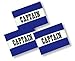 Soccer Team Captain's Arm Band 3-Pack - color Black - Adult Size
