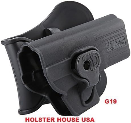 Glock 19,23,32(Gen 1, 2, 3, 4)Paddle Gun Holster,Polymer (Kydex is made from) ,Law enforcement,Military grade